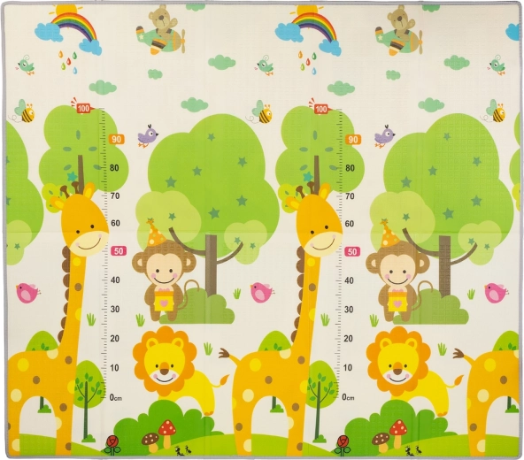 Chipolino detská hracia podložka Džungľa 142 × 142 cm