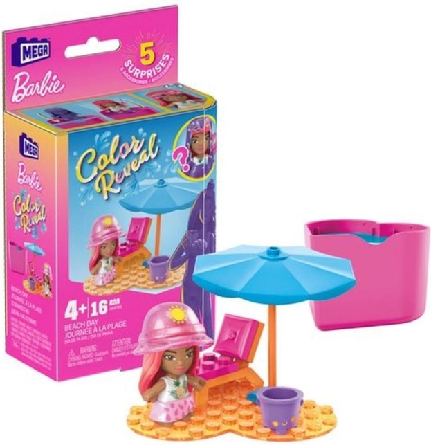 Mega Construx Barbie Color Reveal mikropanenka