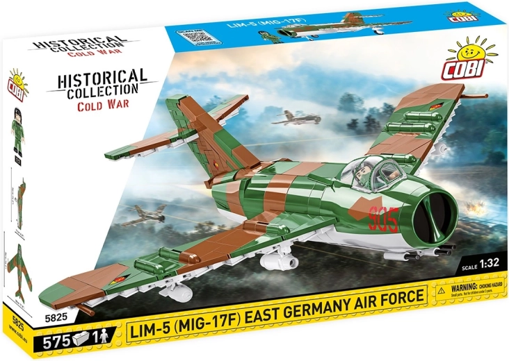 Cobi MiG-17F (LIM-5) lietadlo východonemeckého letectva 1:32