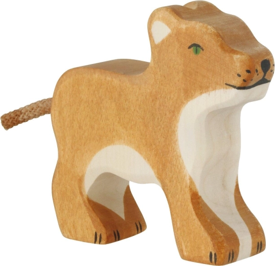 Holztiger lev malý stojaci - 1 kus