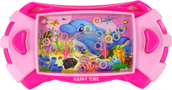 Vodná zručnostná hra Delfín ružová konzola