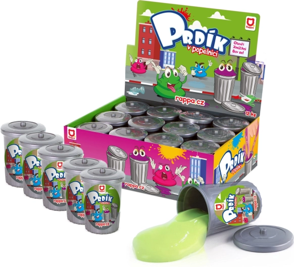 Prdiaca hmota v koši – sliz s prdiacimi zvukmi