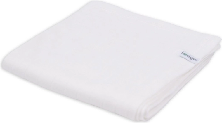 Lodger swaddler z organickej bavlny Solid Cloud Dancer 70 × 70 cm - 1 kus