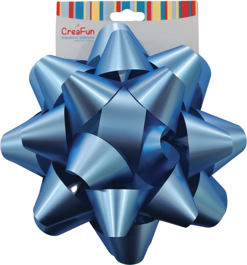 Mašľa na darčeky modrá 20 cm