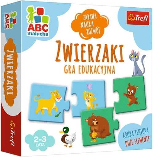 Hra Zvieratká / ABC pre najmenších – vzdelávacie skladačky