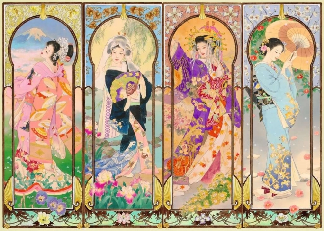 Puzzle Ravensburger Štyri ročné obdobia 1000 dielikov