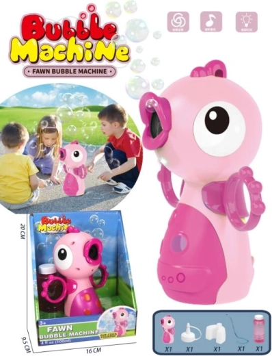 Stroj na bubliny Vtáčik – ružový