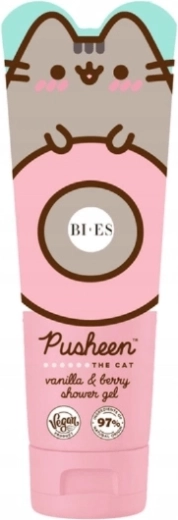 Pusheen The Cat sprchový gél a šampón 2v1 s vôňou vanilky a lesných plodov 240 ml