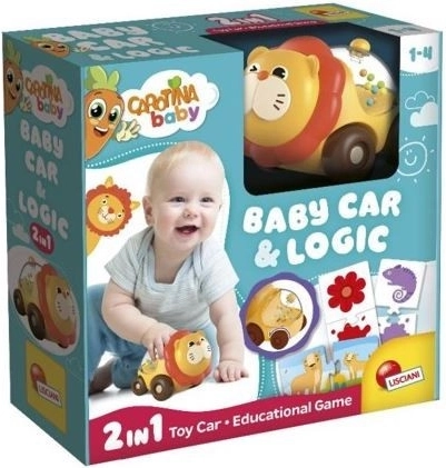 Levie autíčko a puzzle hra - Carotina Baby