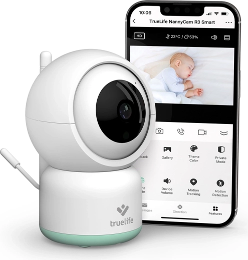 Videodetská pestúnka TrueLife NannyCam R3 Smart s Full HD a Wi‑Fi