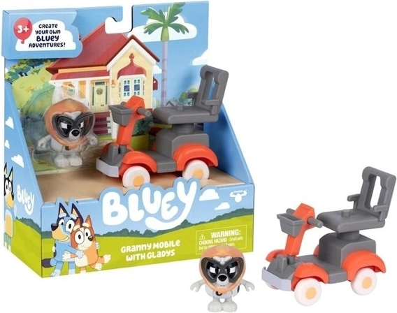 Súprava vozidla Bluey s babičkou Muffin