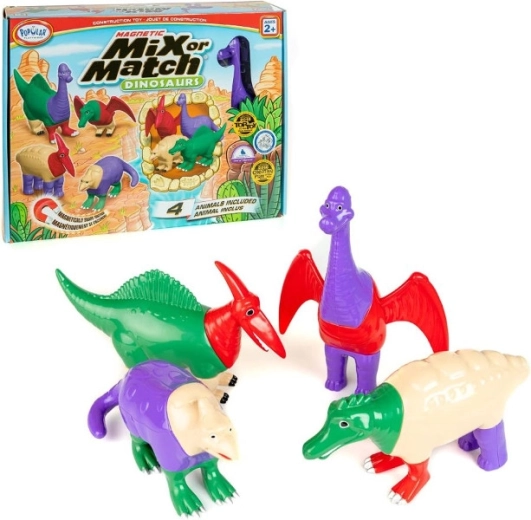 Magnetickí dinosauri MalBlo – kreatívna stavebnica pre deti
