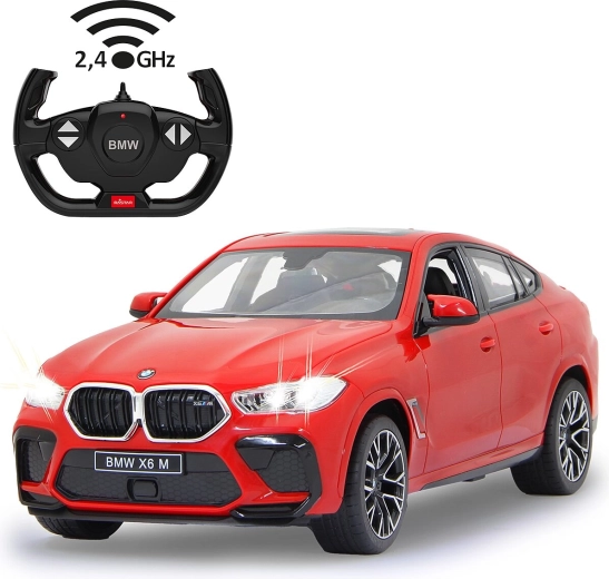 Diaľkovo ovládané auto JAMARA BMW X6 M červené 1:14