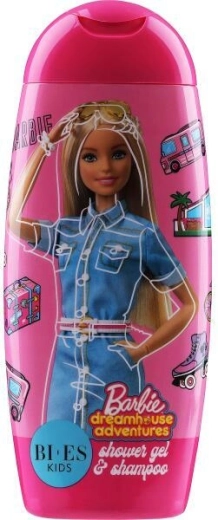 Barbie Dreamhouse sprchový gél a šampón 2v1 pre deti 250 ml