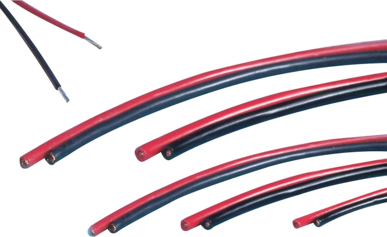 Silikónový kábel JAMARA 0,75 mm², 100 m, červený