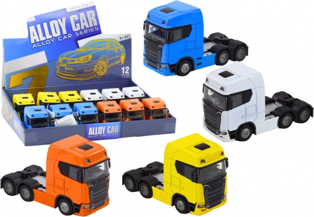 Kovový kamión 1:32 bez návesu s výklopnou kabínou, svetlami a zvukmi