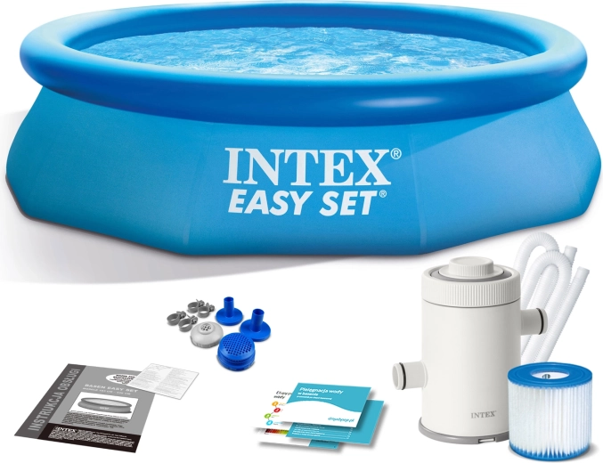 Záhradný samonosný bazén 305 × 76 cm 3v1 INTEX