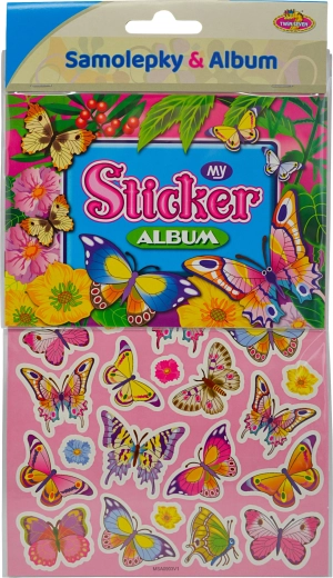 Samolepkové album Moje motýlie album