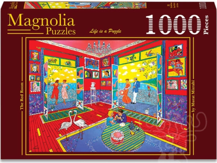 Puzzle Magnolia Červená izba 1000 dielikov