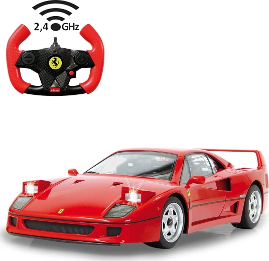 Jamara Ferrari F40 RC auto 1:14, červené, 2,4 GHz