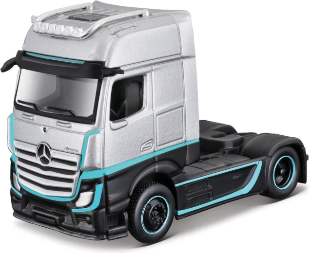 Maisto Mercedes-Benz Actros 1851 custom rigs strieborno-čierny 1:64