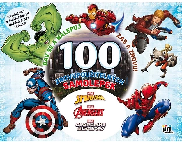 Marvel – opakovane použiteľné samolepky