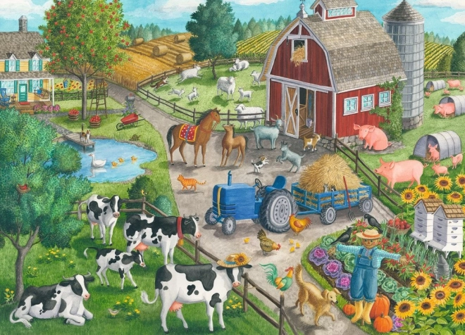 Puzzle Doma na farme 60 dielikov RAVENSBURGER