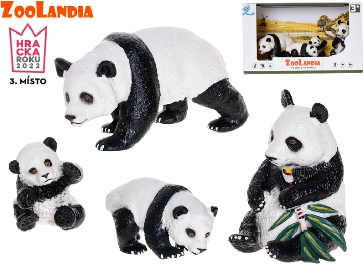 Zoolandia panda rodinka – figúrky do krabičky