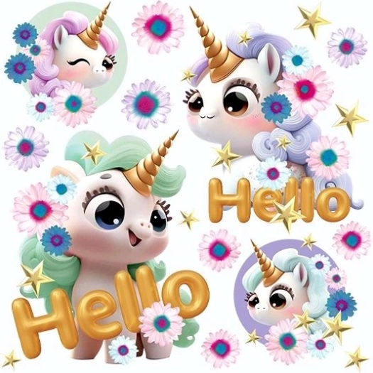 nažehľovacie obrázky Pony World – sada 15 × 21 cm