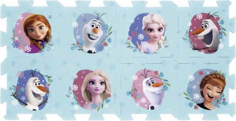 Penové podlahové puzzle Frozen (Ľadové kráľovstvo) 118,5 × 61,5 cm