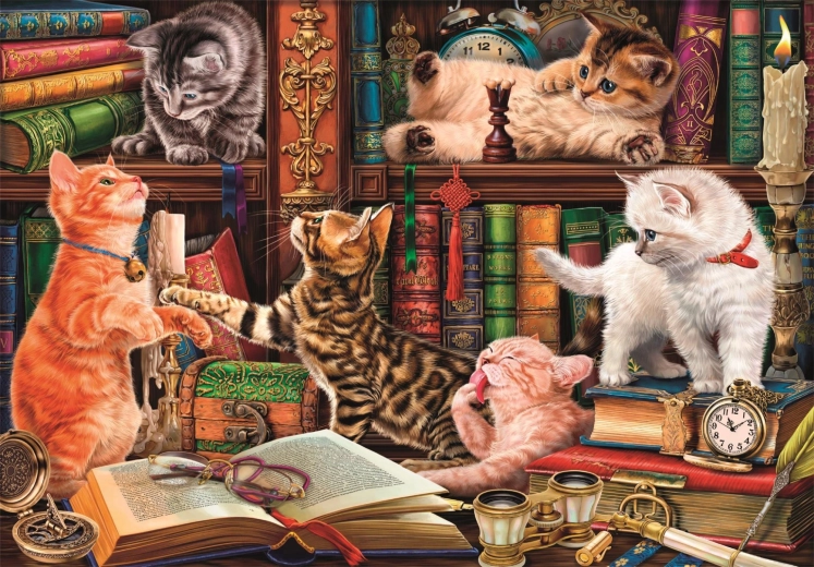 Clementoni puzzle Zvedavé fúzy 1000 dielikov