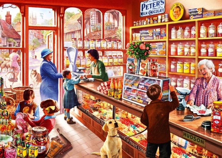 Puzzle Cukráreň 500 dielikov BLUEBIRD
