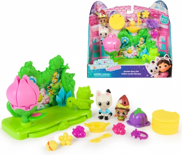 Sada záhradného skladačky Kocúrkovo Gabinho dom