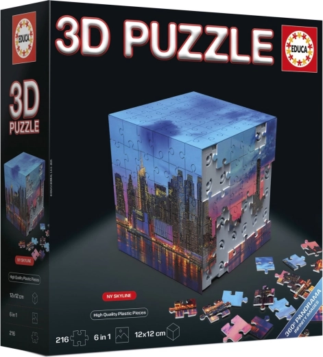 Educa 3D puzzle kocka New York 216 dielikov