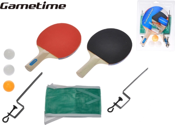 Gametime sada na stolný tenis so sieťkou, 2 rakety a 3 loptičky