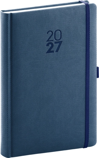 Notique denný diár Diamante 2027 modrý 15 × 21 cm