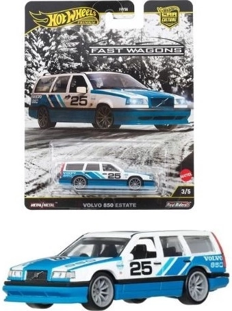 Hot Wheels Premium Volvo 850 Fast Wagon - 1 kus
