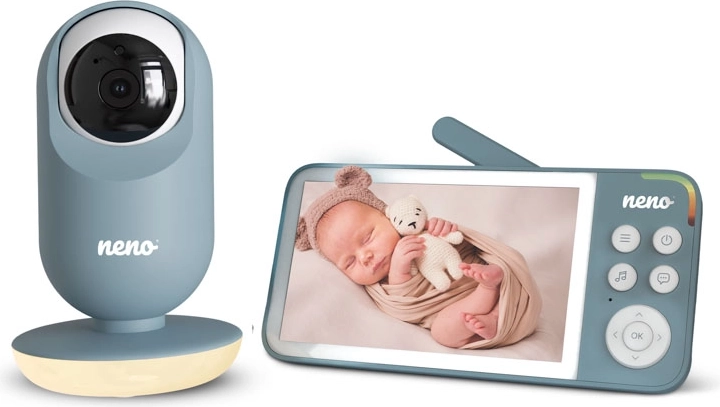 Neno video pestúnka Vedo Blue s 5" monitorom a otočnou kamerou