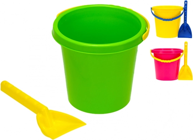 Súprava do piesku s vedierkom 17 cm a lopatkou