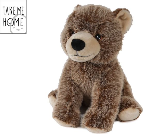 Sediaci plyšový medveď Take Me Home 30 cm