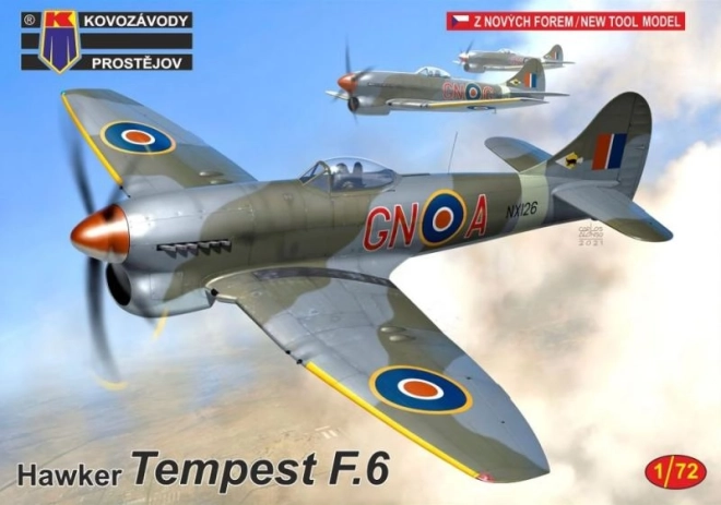 Model lietadla Tempest F.6 v mierke 1/72