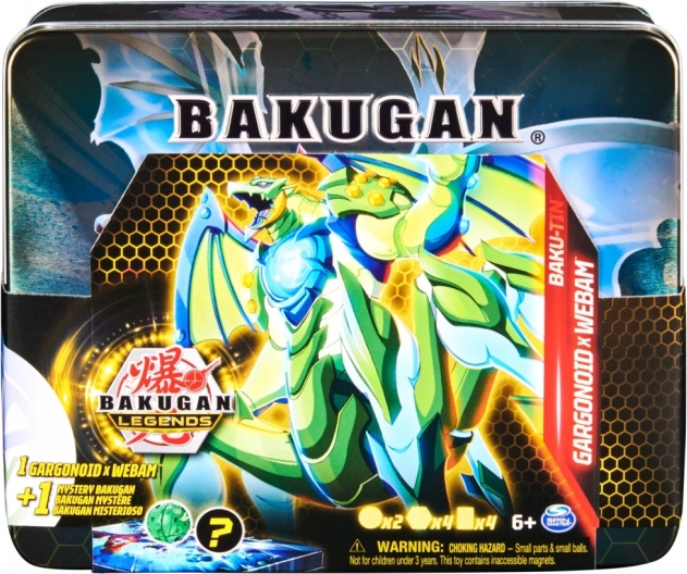 Bakugan Plechový box s exkluzívnym Bakuganom S5
