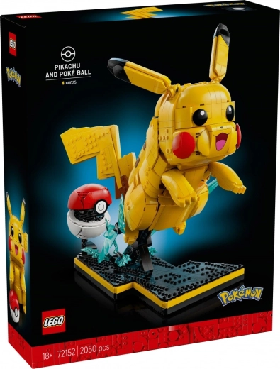 LEGO Pokémon Pikachu a Pokéball – zberateľský model