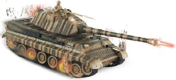 RC tank King Tiger s bojovým setom