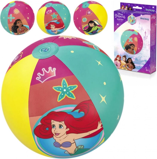 nafukovacia plážová lopta disney princess 51 cm