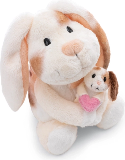NICI plyšový zajačik s mláďatkom Little & Me 20 cm