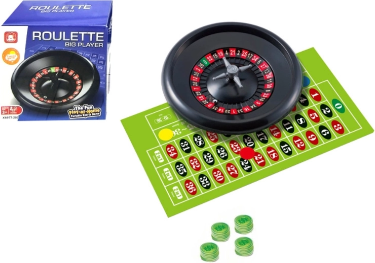 Ruleta v krabici – rodinná mini ruleta