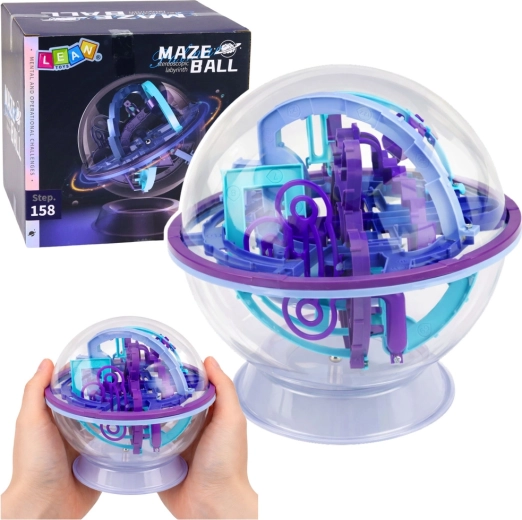 Kúzelná gulička labyrint 3D – priehľadná logická hra, 158 úrovní