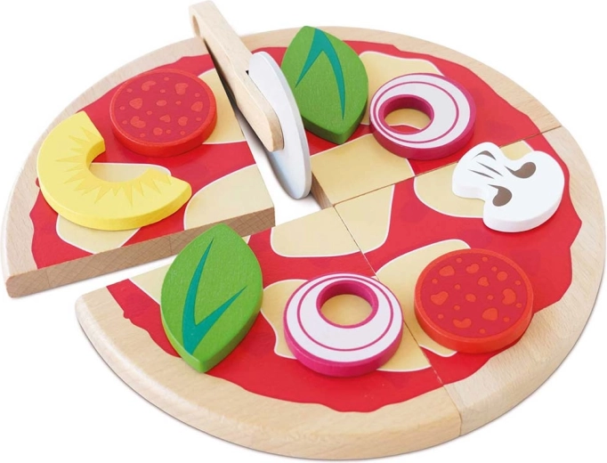 Drevená pizza na krájanie pre deti Le Toy Van