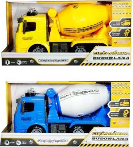 Stavebné auto s poľským zvukovým modulom - 1 kus